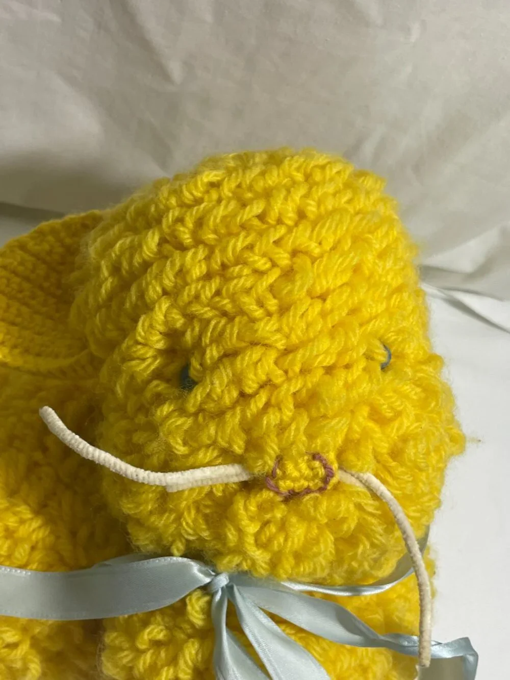 Handmade Crochet Yellow Cat Plush Stuffed Animal 11